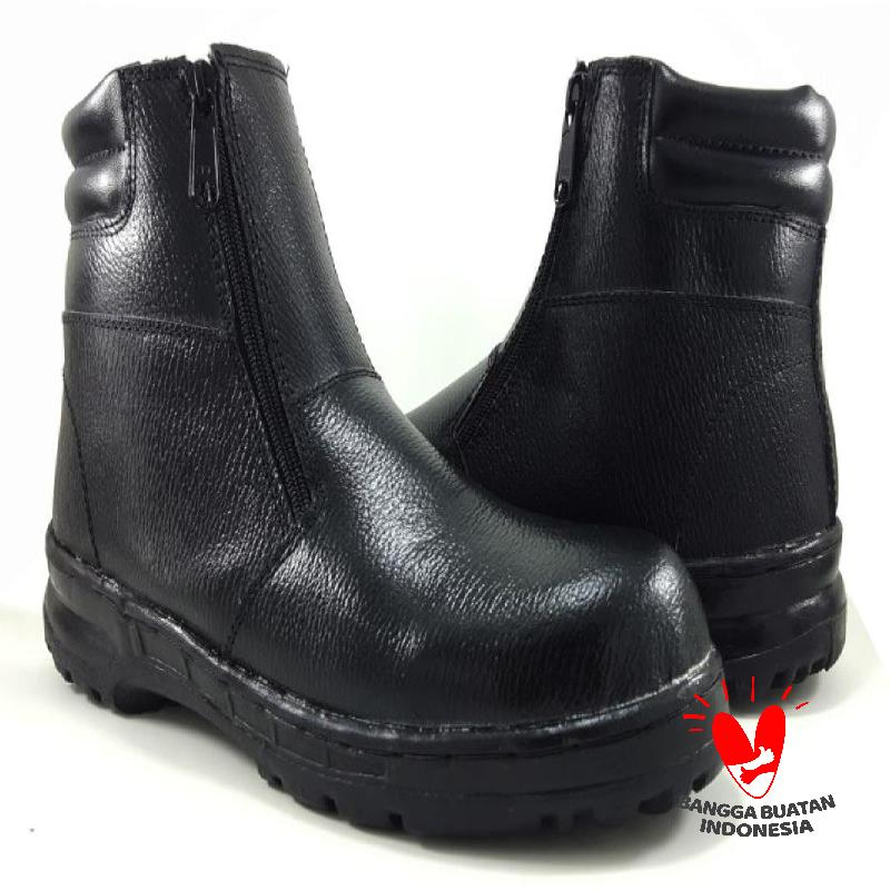 Jual Sepatu Safety Boots Resleting Model Terbaru Kulit Sapi Asli Kuat Dan Nyaman Gf16 Online Oktober 2020 Blibli Com