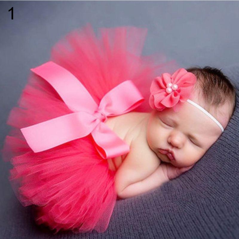 Jual Bluelans Newborn Baby Girls Mesh Bowknot Tutu Dress Princess