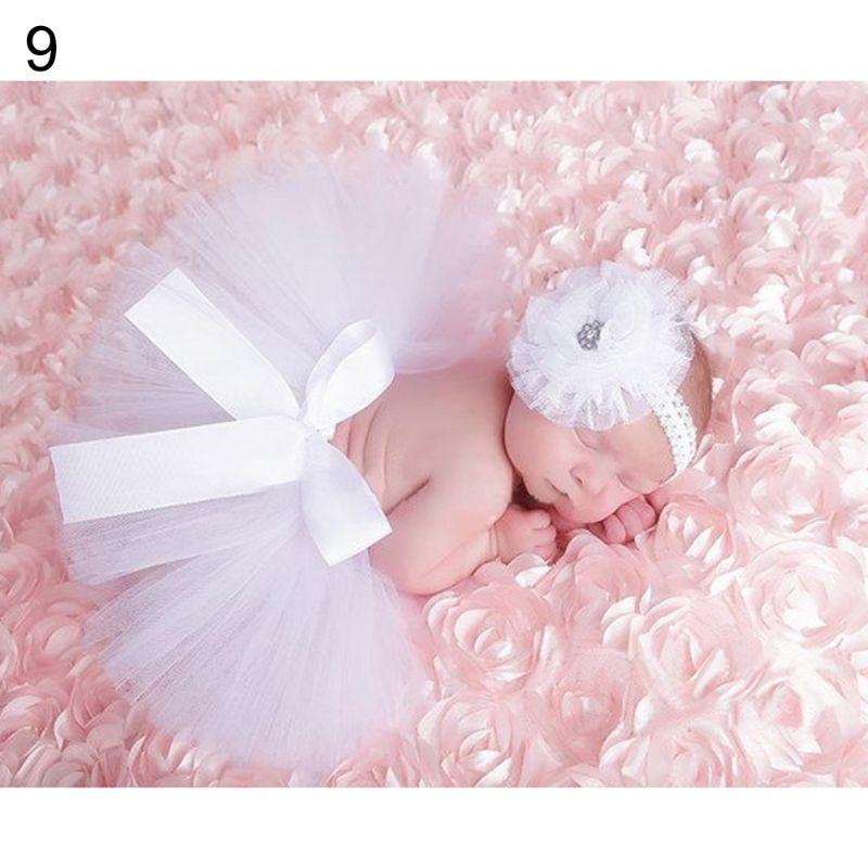 Jual Bluelans Newborn Baby Girls Mesh Bowknot Tutu Dress Princess Skirt Photography Props Online September 2020 Blibli Com