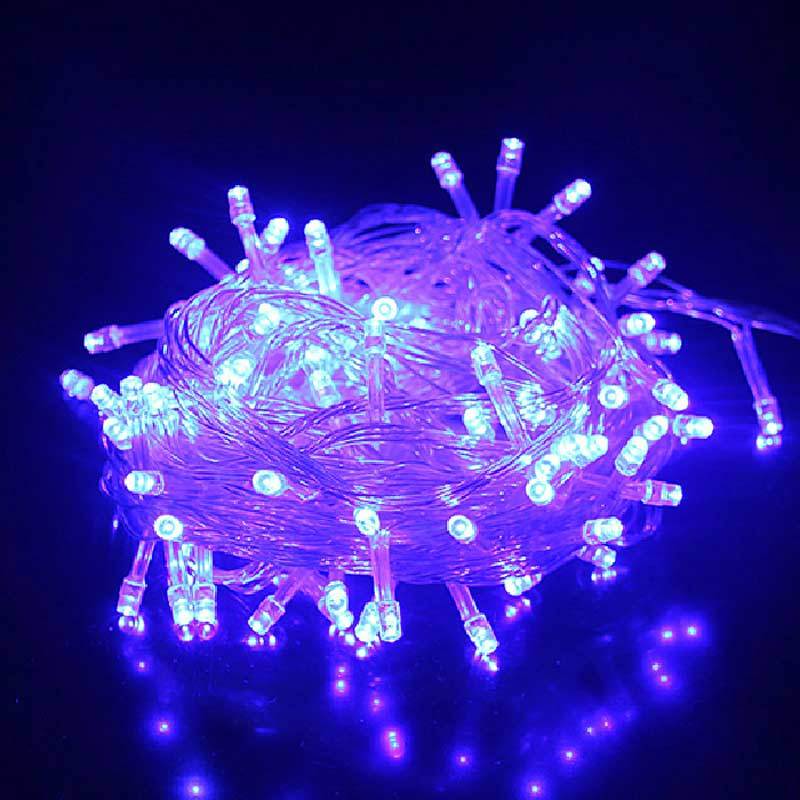 eds waterproof led strip lights festival christmas ornaments light eu plug 10 m 100 led