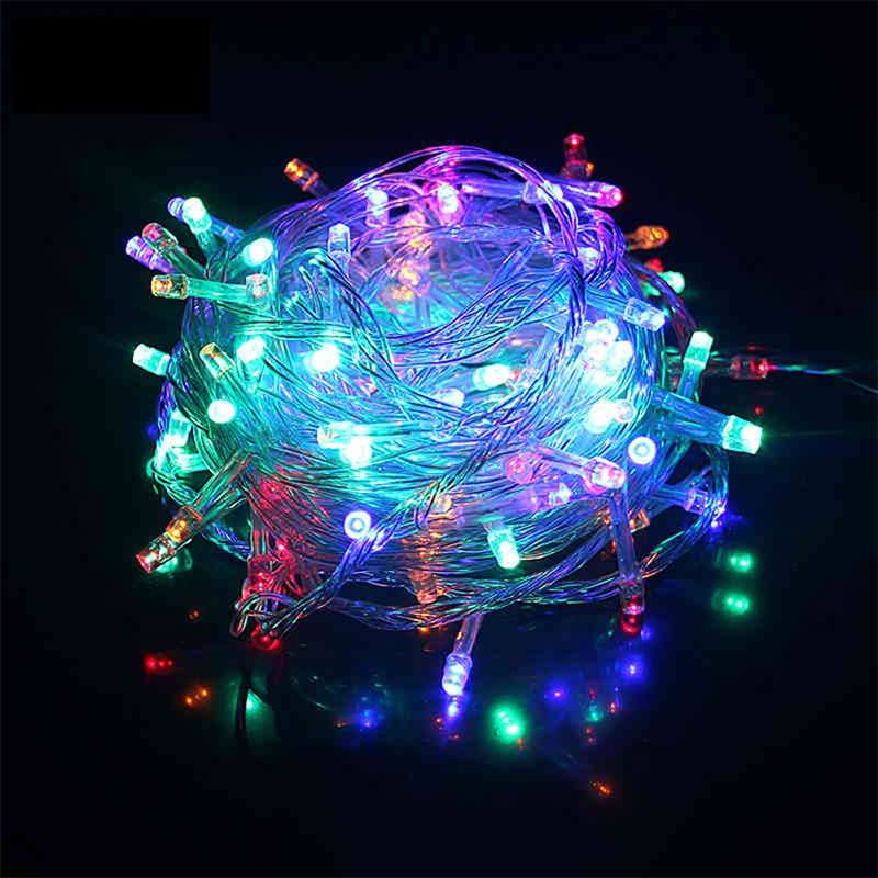 Jual Eds Waterproof Led Strip Lights Festival Christmas Ornaments Light Eu Plug 10 M 100 Led Online November 2020 Blibli