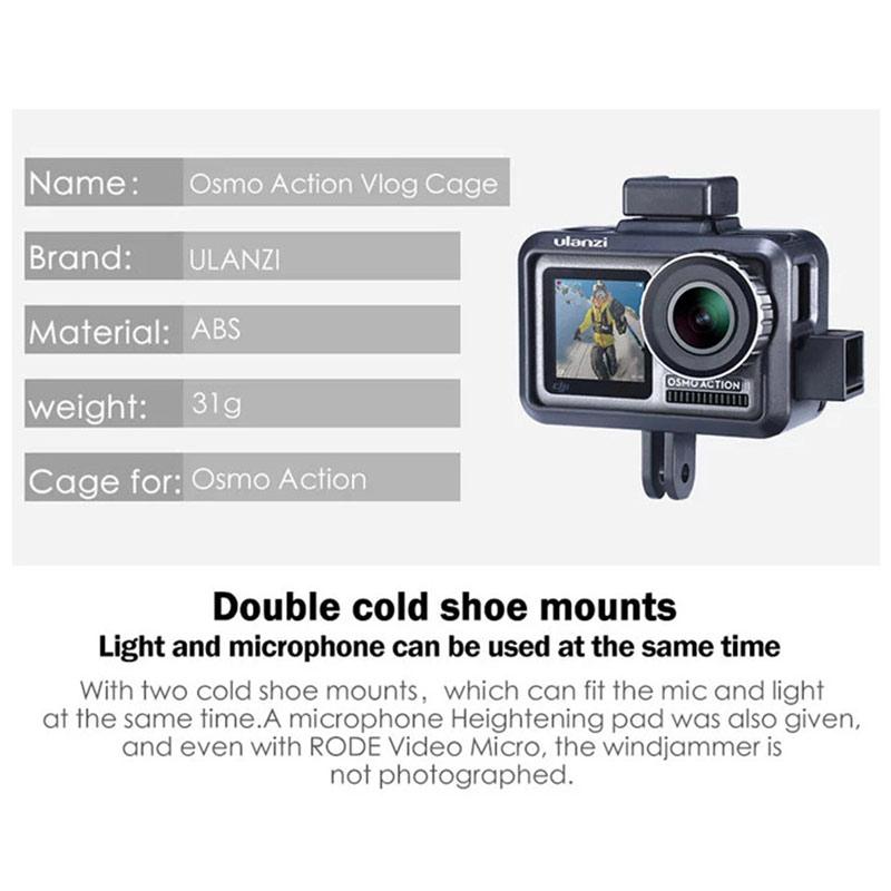 Jual Ulanzi Oa 7 Vlog Case For Dji Osmo Action Camera Online Juni