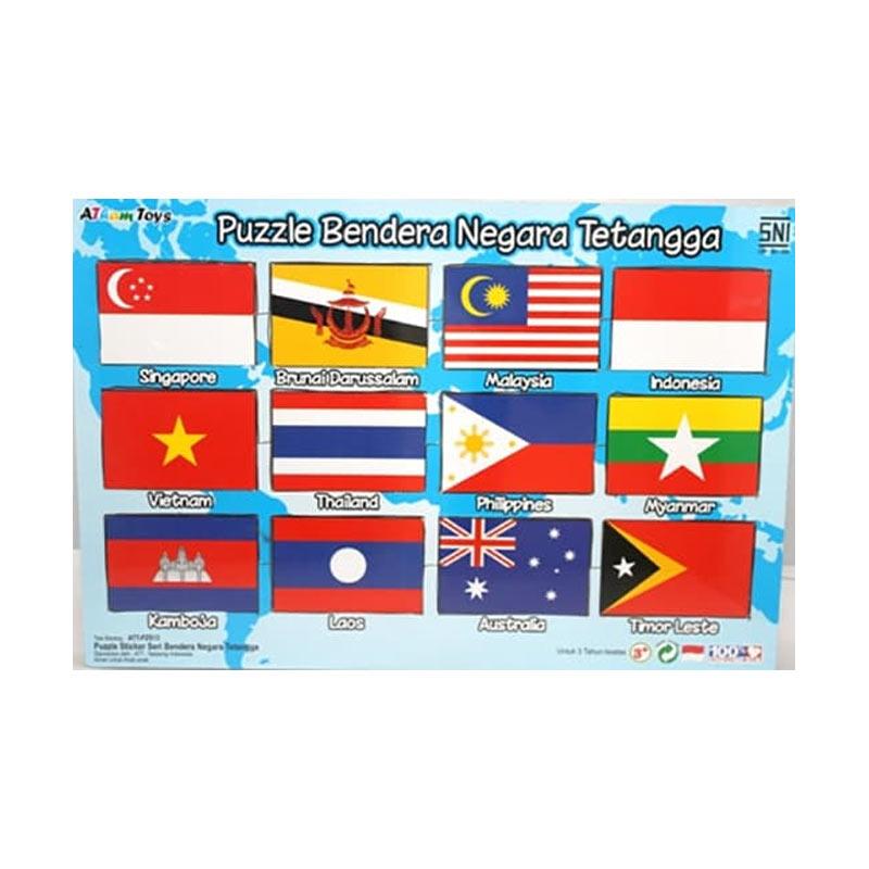Jual Oem Puzzle Stiker Bendera Negara Tetangga Online Oktober 2020 Blibli Com