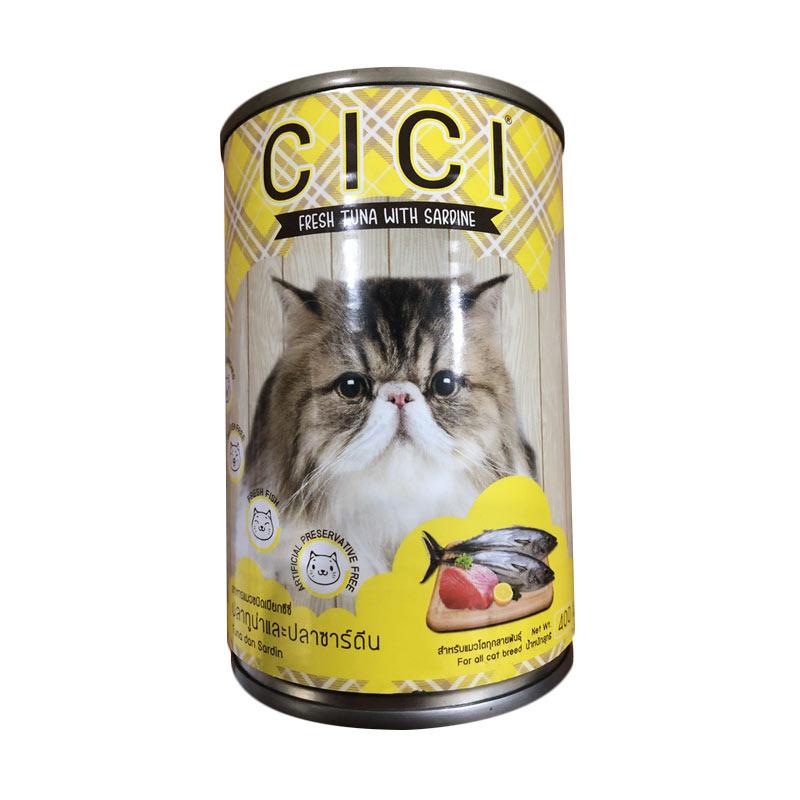 Jual Cici Cat Food Tuna Flavour Makanan Kucing 400 G Online Desember 2020 Blibli