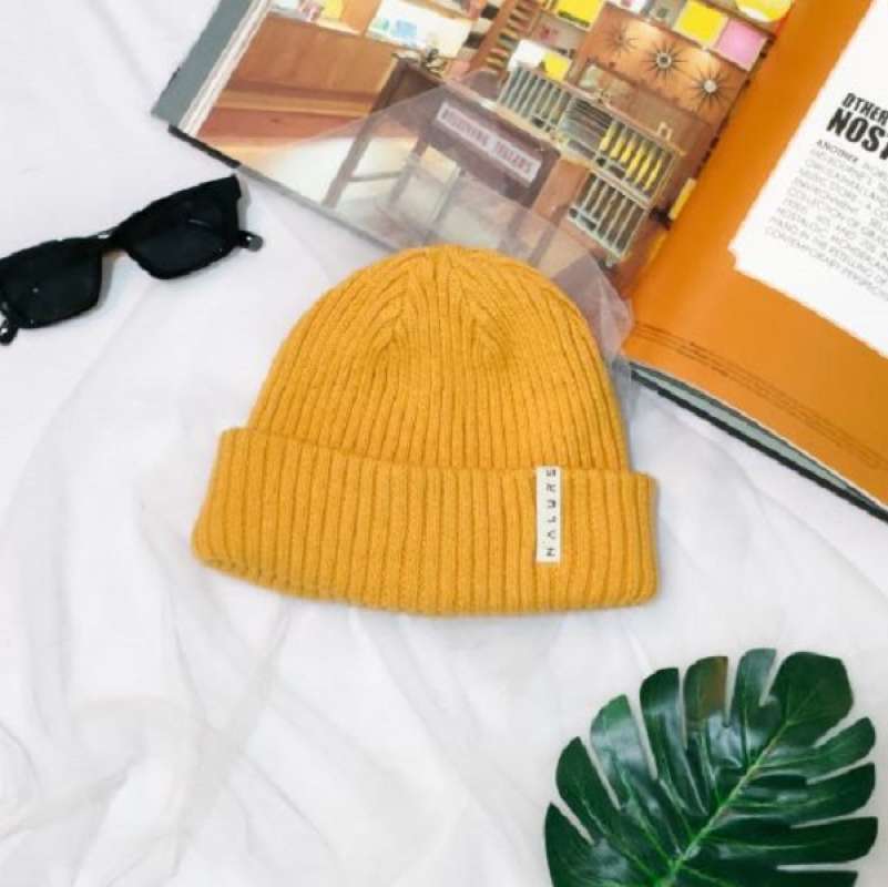 Jual Nalure Beanie Hat Knit Color 