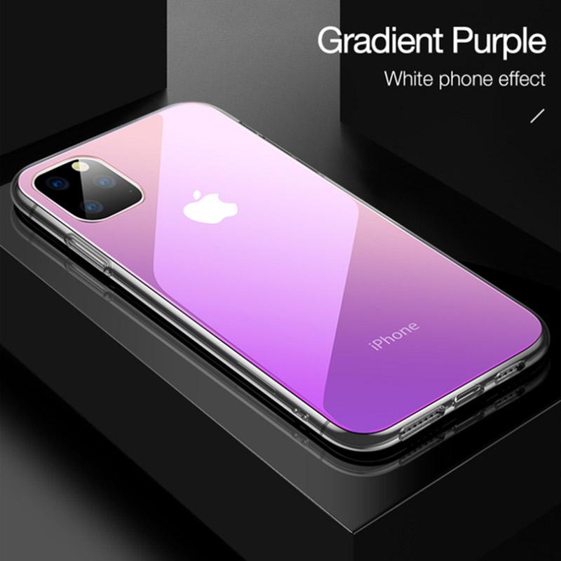 Jual Cafele Iphone 11 Pro Pro Max Gradient Glass Luxury Slim Case Murah Mei 2021 
