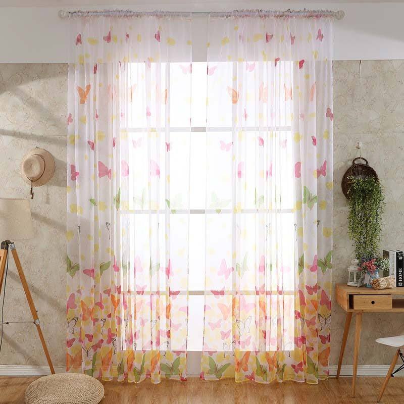Jual H Ikea 3 Butterfly Printed Gauze Curtain Durable And Washable Curtain For Home Window Decoration 1m X 2m Online September 2020 Blibli Com
