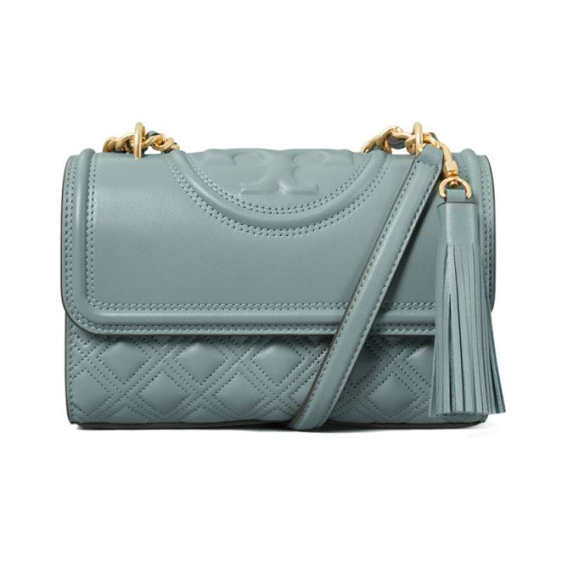 Jual Tory Burch Fleming Small Convertible Shoulder Bag Arctic Ghw