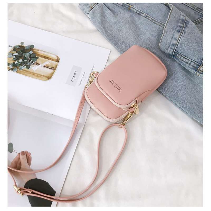 FOREVER YOUNG TAS BAHU SELEMPANG WANITA TALI PANJANG MUAT HP BAHAN KULIT PU KUALITAS PREMIUM