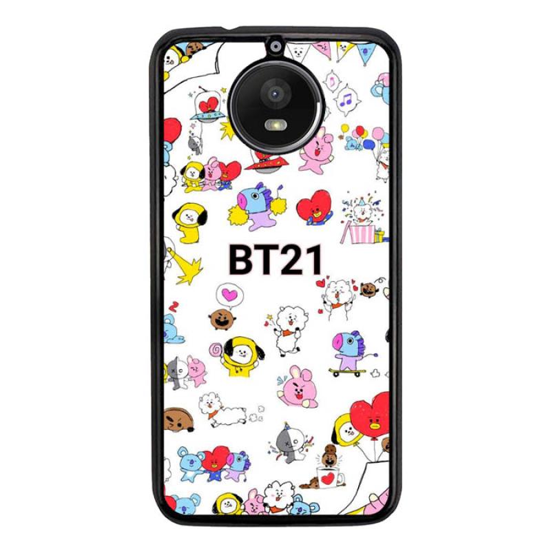 Jual Casing Custom Hardcase Motorola Moto E4 Plus Bt21 Pattern Wallpaper L0667 Case Cover Online September 2020 Blibli Com