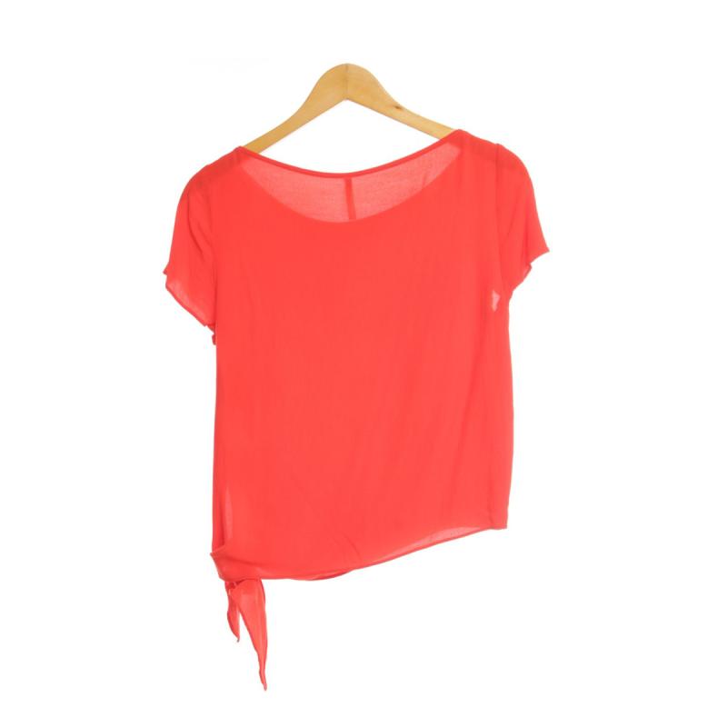 Jual Stradivarius Blouse Wanita Red Preloved Murah Februari