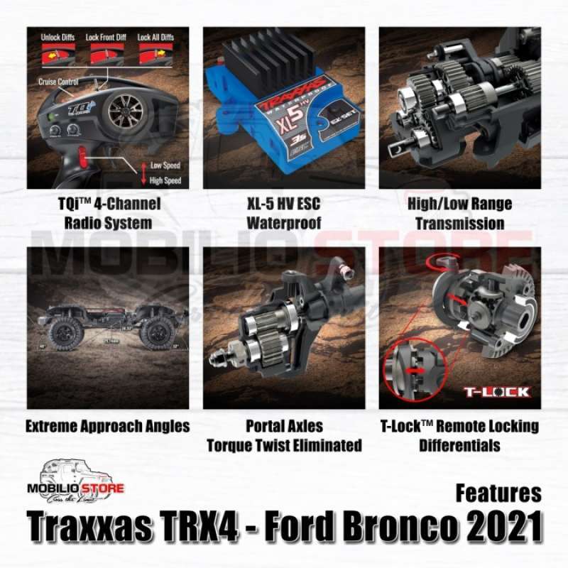 Traxxas TRX4 All New 2021 Bronco 4x4 
