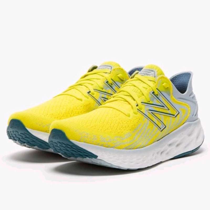 Jual Sepatu Lari Pria New Balance Fresh Foam 1080 V11 Yellow Grey Original  di Seller Benjaminsports - Benjaminsports | Blibli