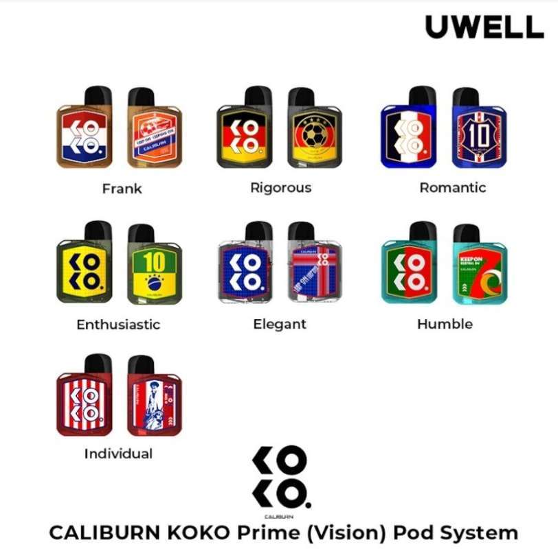 Jual Uwell Caliburn Koko Prime Vision Glory Limited Edition Authentic Di  Seller Avape Store - Cengkareng Timur, Kota Jakarta Barat