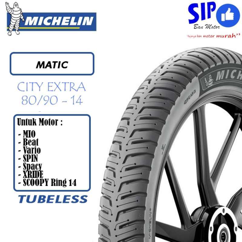Jual Ban Motor Matic Michelin City Extra 80 90 14 Mio Beat Vario