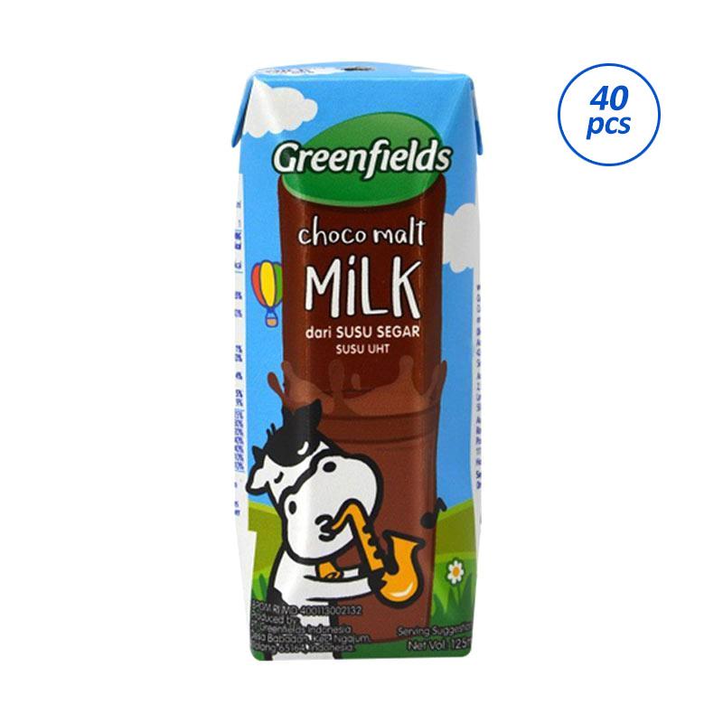Jual Susu Greenfields Uht Cokelat 125 Ml Isi 40 Pcs Murah