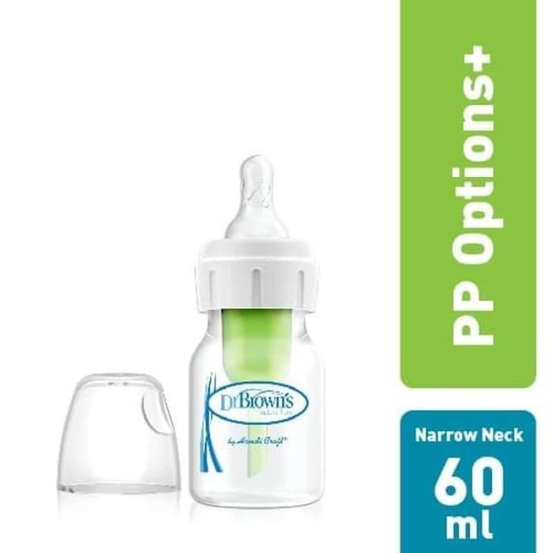 Jual Brown's Botol Option Pp Narrow Neck With Preemie Nipple
