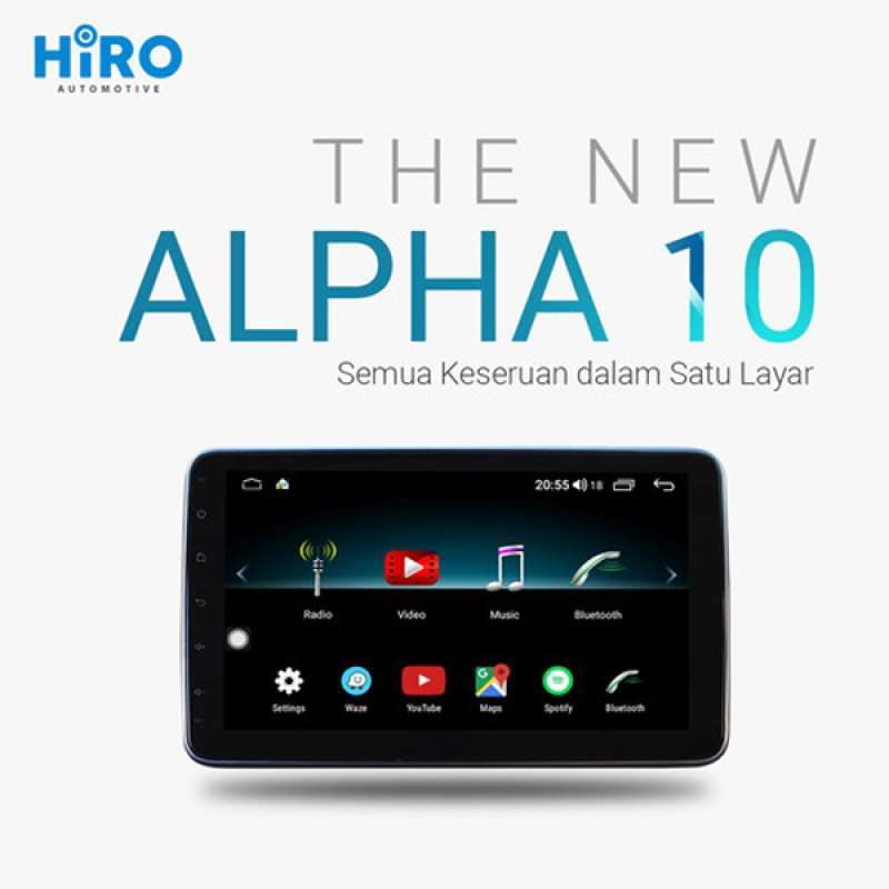 Jual Hiro Hirodio Android Alpha 10 Inch - Headunit 2 Din