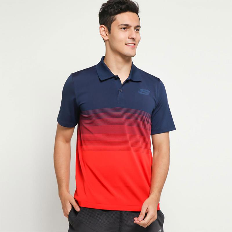 Skechers polo shirt red deals