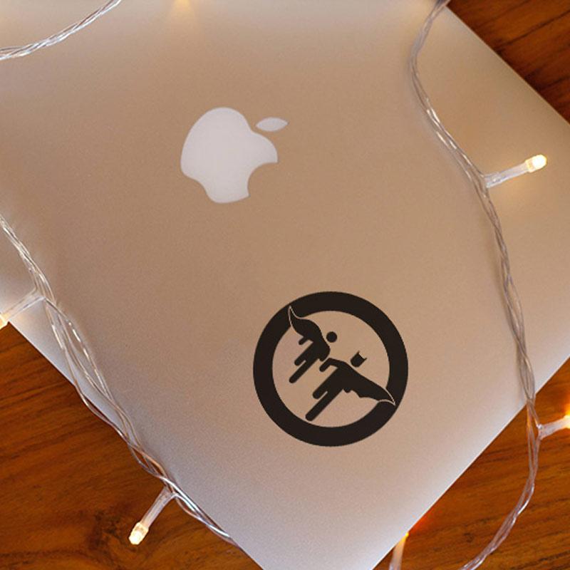 Grapinno Batman Robin Logo Decal Sticker Laptop for Apple MacBook 13 Inch