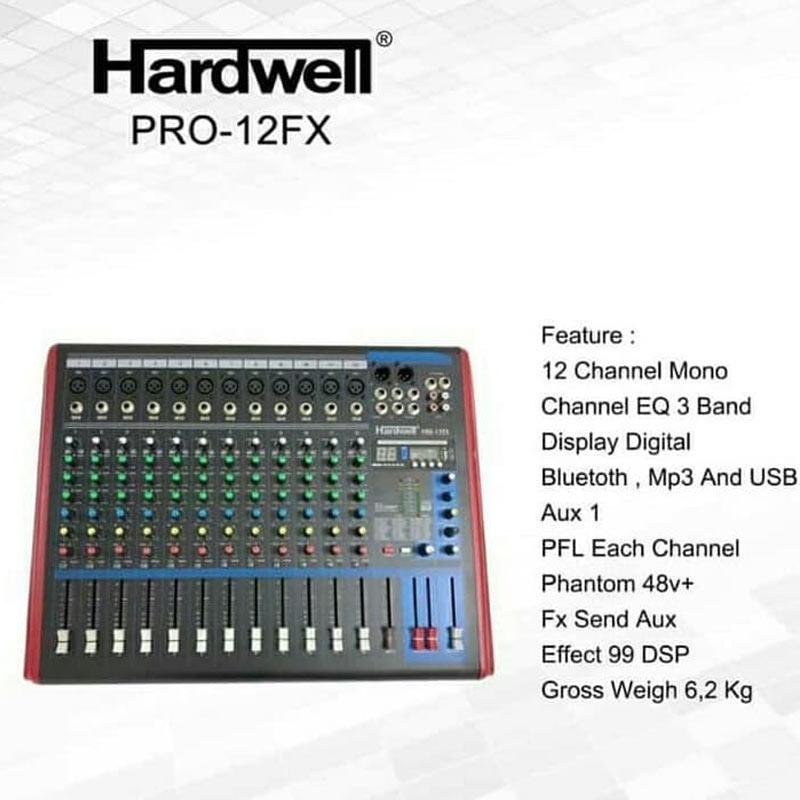 Jual Hardwell Pro 12 Fx Mixing Mixer 12 Channel Original Online September 2020 Blibli Com
