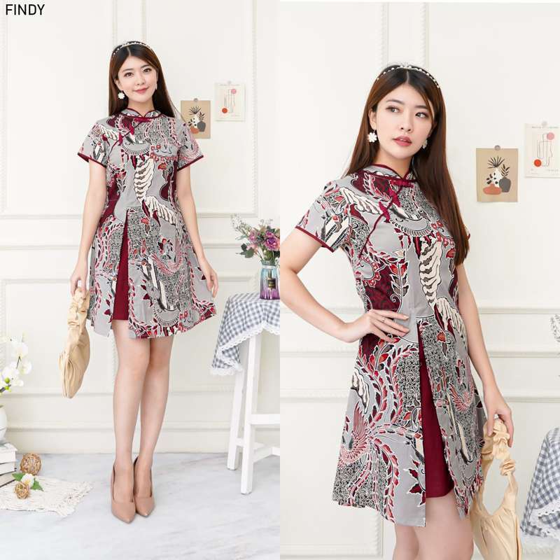 Baju cheongsam wanita modern hot sale