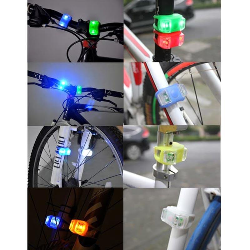 Jual Star Blue Lampu Senter Sepeda Lampu Ikat Emergency 2 Pcs