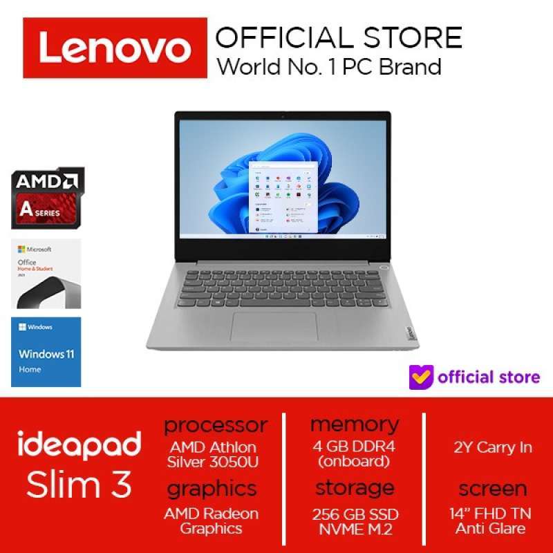 Amd 3020e Lenovo Ideapad 14ada05 Athlon Silver Lenovo IdeaPad - Main Image