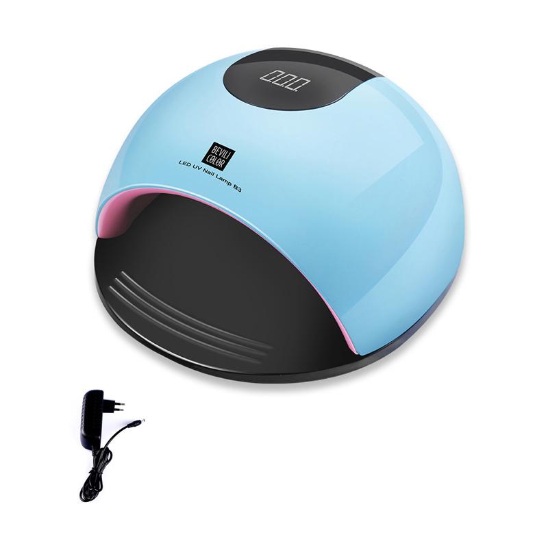 bevili color professional 36 leds 80w uv light nail dryer gel nail polish lamp with auto sensor and 4 time settings
