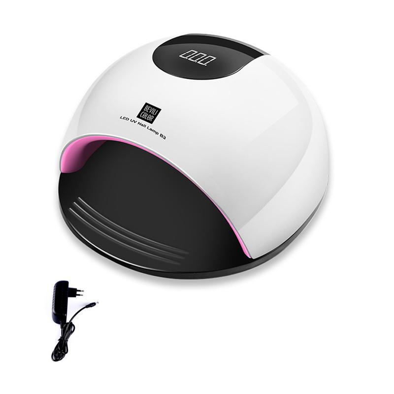 bevili color professional 36 leds 80w uv light nail dryer gel nail polish lamp with auto sensor and 4 time settings