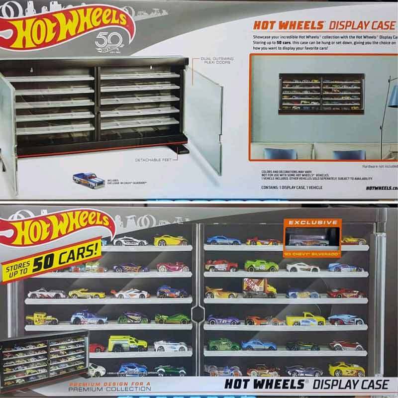 Hot wheels 50th clearance anniversary display case