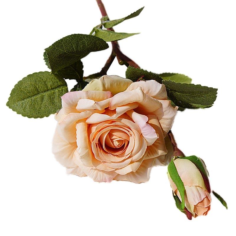 Jual 1pc Artificial Flower Curly Edge Rose Table Garden Stage Wedding Party Diy Decor Online September 2020 Blibli Com