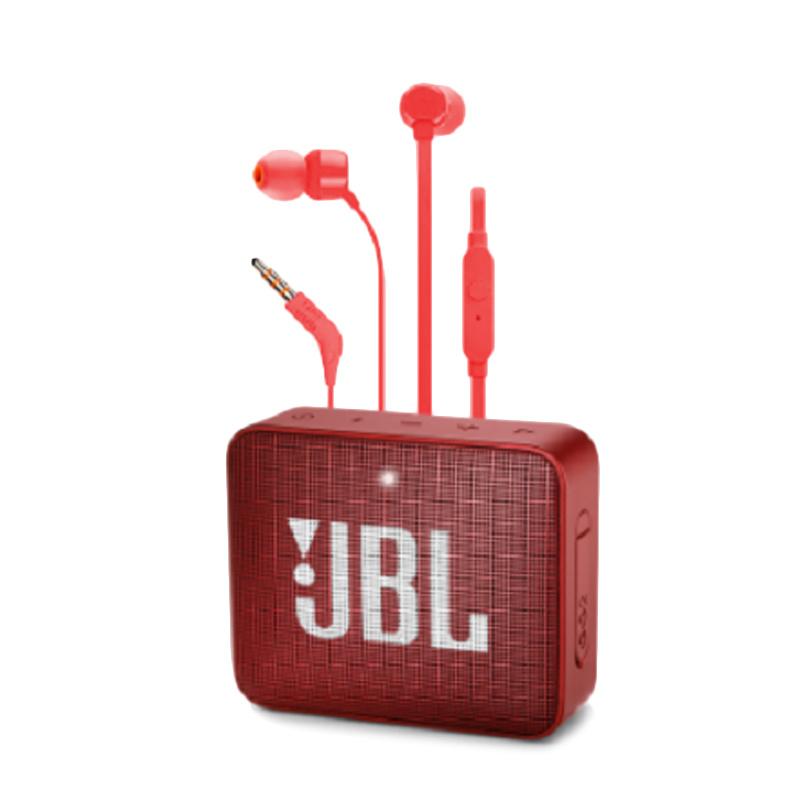 Jual Jbl Go 2 Bluetooth Speaker Jbl T110 Earphone Cable Online Februari 2021 Blibli