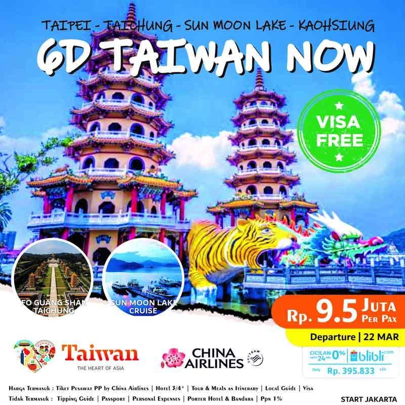 Jual Royce Travel Indonesia 6d Taiwan Now By Ci Tour Luar Negeri Terbaru Desember 2021 Harga Murah Kualitas Terjamin Blibli