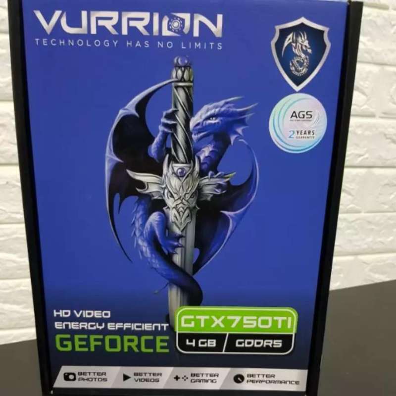 VURRION Nvidia Geforce GT 750Ti GT 750 Ti 4GB DDR5 128 bit