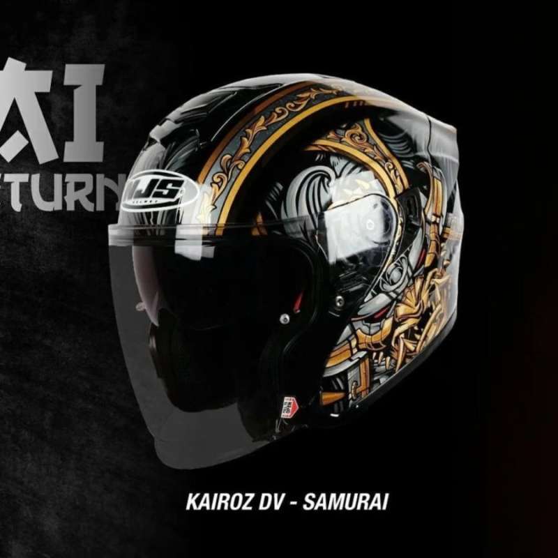 Jual Helm Kairoz Dv Samurai M Di Seller Kapten Helm Susukan-2