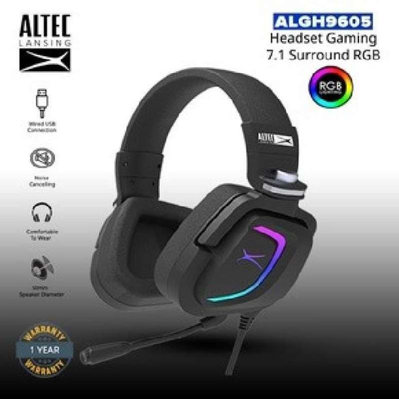 Jual ALTEC LANSING ALGH 9605 Gaming Headphone Headset 7.1 Surround