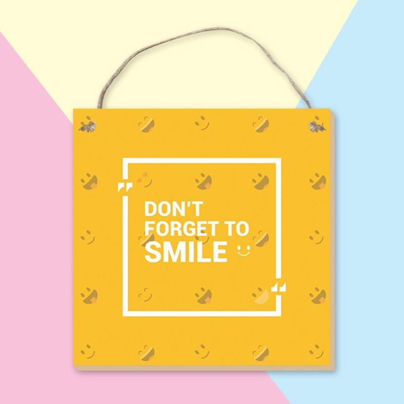 Jual Vhd Quote Don T Forget To Smile Home Wall Decor Gantungan Hiasan Dinding Kata Motivasi Online Januari 2021 Blibli