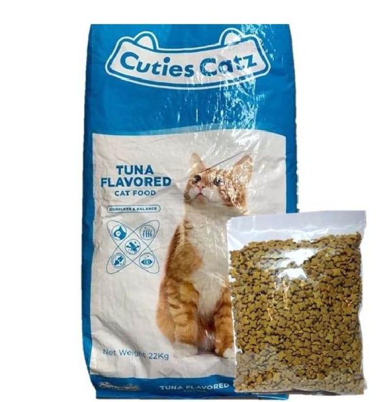 Makanan kucing cuties catz top