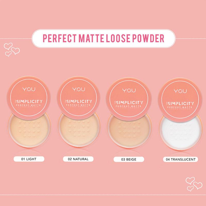 Jual The Simplicity Perfect Matte Loose Powder By You Makeups Online Oktober 2020 Blibli Com