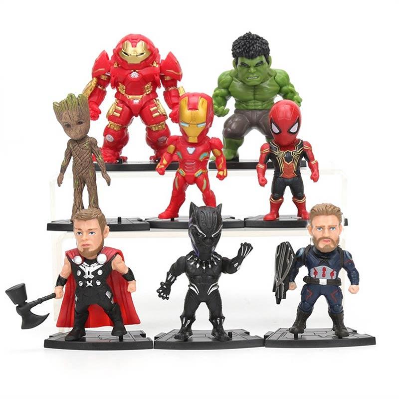 Jual H Ikea Marvel Avengers 3 Infinity War Iron Man Spiderman Thanos Captain America Doctor Strange Q Version Pvc Collection Model Toy 8 Pcs Online September 2020 Blibli Com