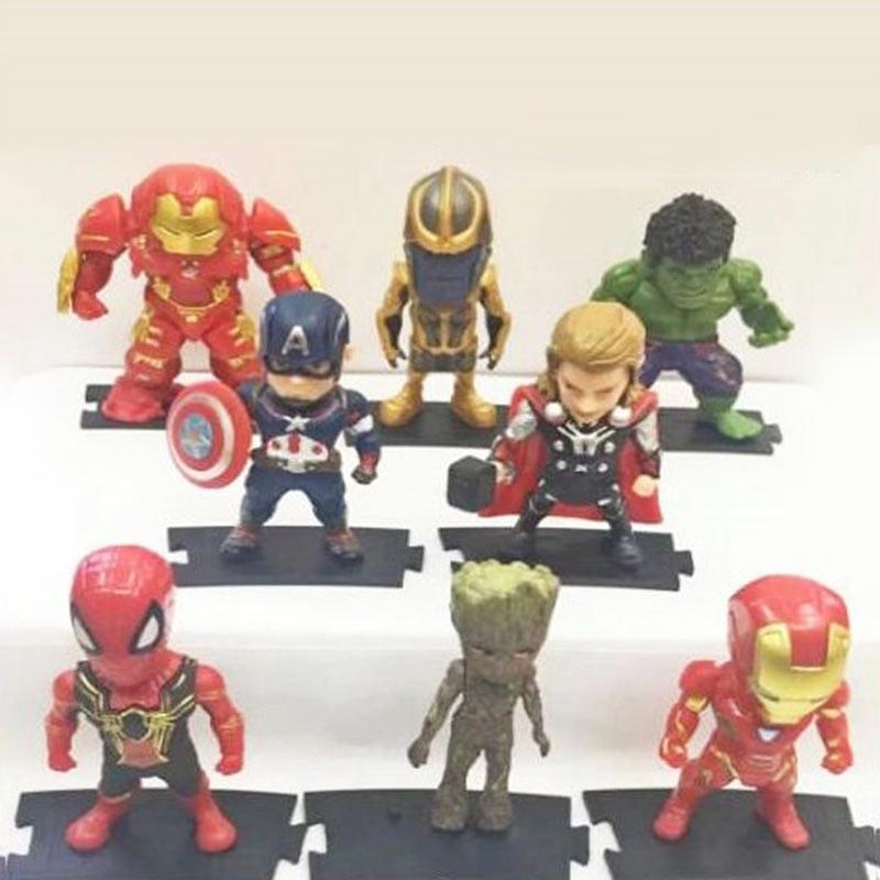 Jual H Ikea Marvel Avengers 3 Infinity War Iron Man Spiderman Thanos Captain America Doctor Strange Q Version Pvc Collection Model Toy 8 Pcs Online September 2020 Blibli Com