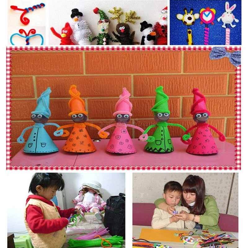 Jual Iit Colored Pipe Cleaners For Diy Art Craft Decoration