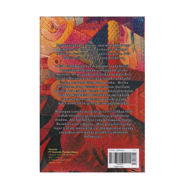 Jual Gramedia Pustaka Utama One Hundred Years Of Solitude Buku Novel Murah Mei 2021 Blibli
