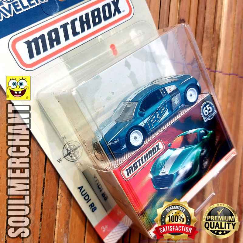 Promo Matchbox Globe Travelers Audi R8 Die Cast Hijau Diskon 15
