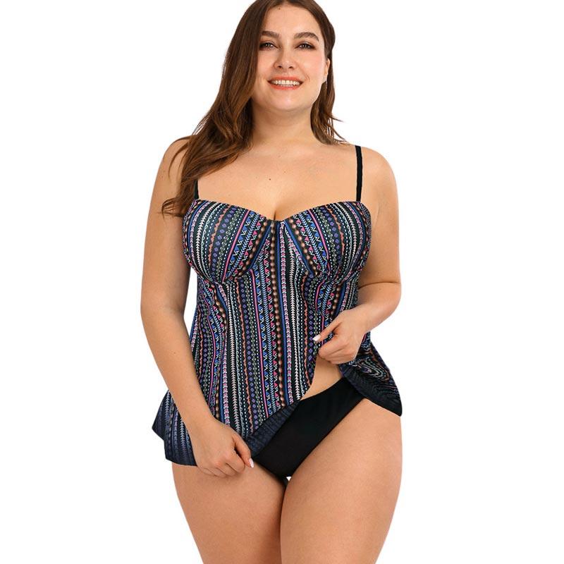 two piece swimsuits for plus size women