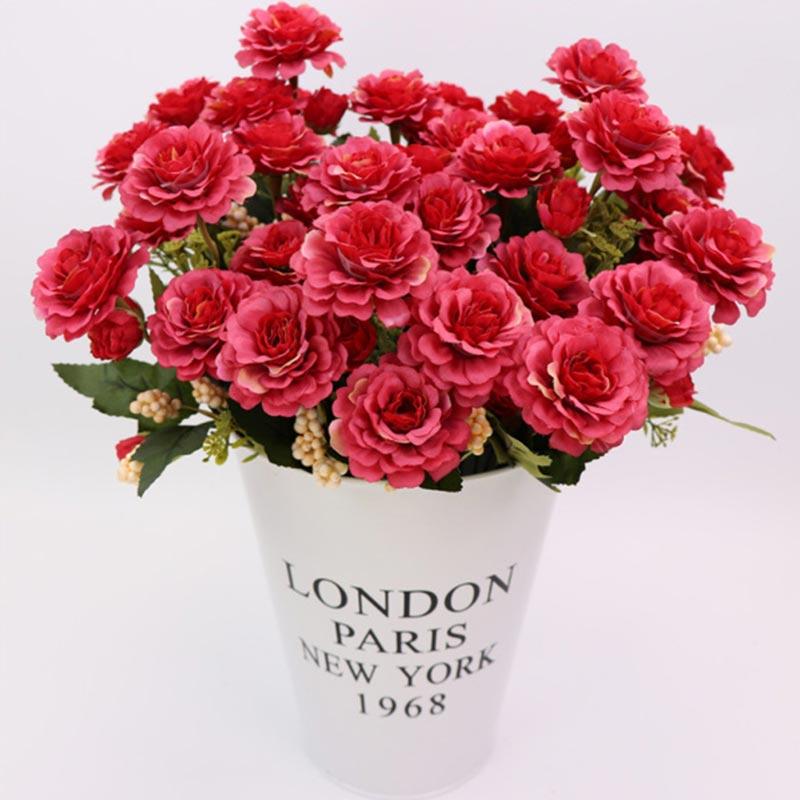Jual Oem Artificial Fake Peony Silk Flower Leaf Bridal Wedding Party Home Decorative Online September 2020 Blibli Com,House Warming Simple Flower Decoration At Home