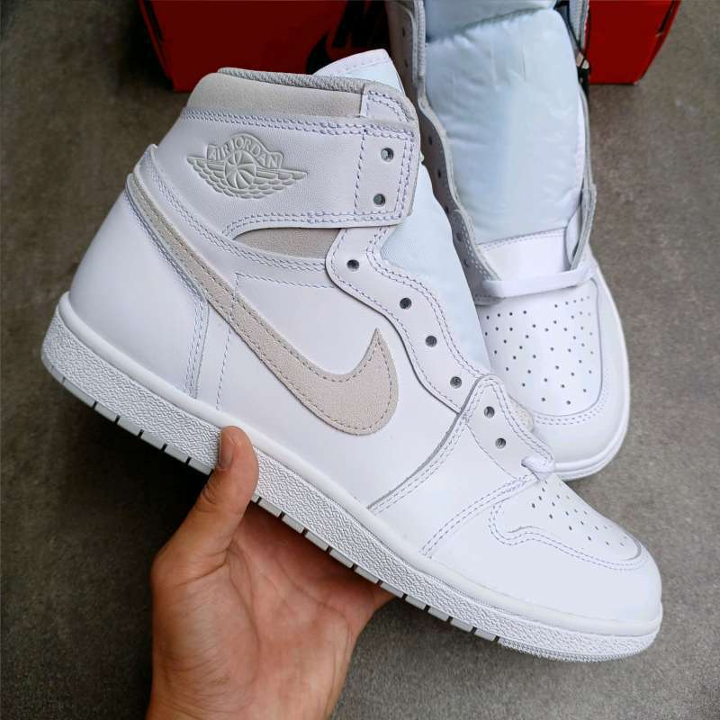 Air Jordan Retro High OG '85 Neutral Grey || white 1985 all triple