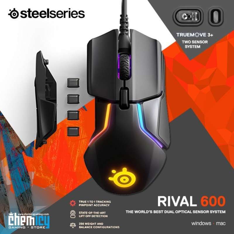 Jual Steelseries Rival 600 Gaming Mouse Di Seller Chemicy Gaming ...