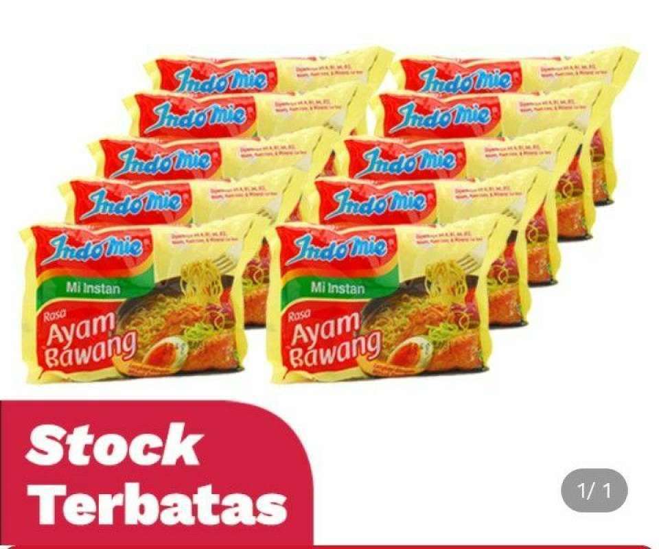 Jual Indomie Ayam Bawang Mie Instan 1 Dus 40 Pcs Online Januari 2021 Blibli